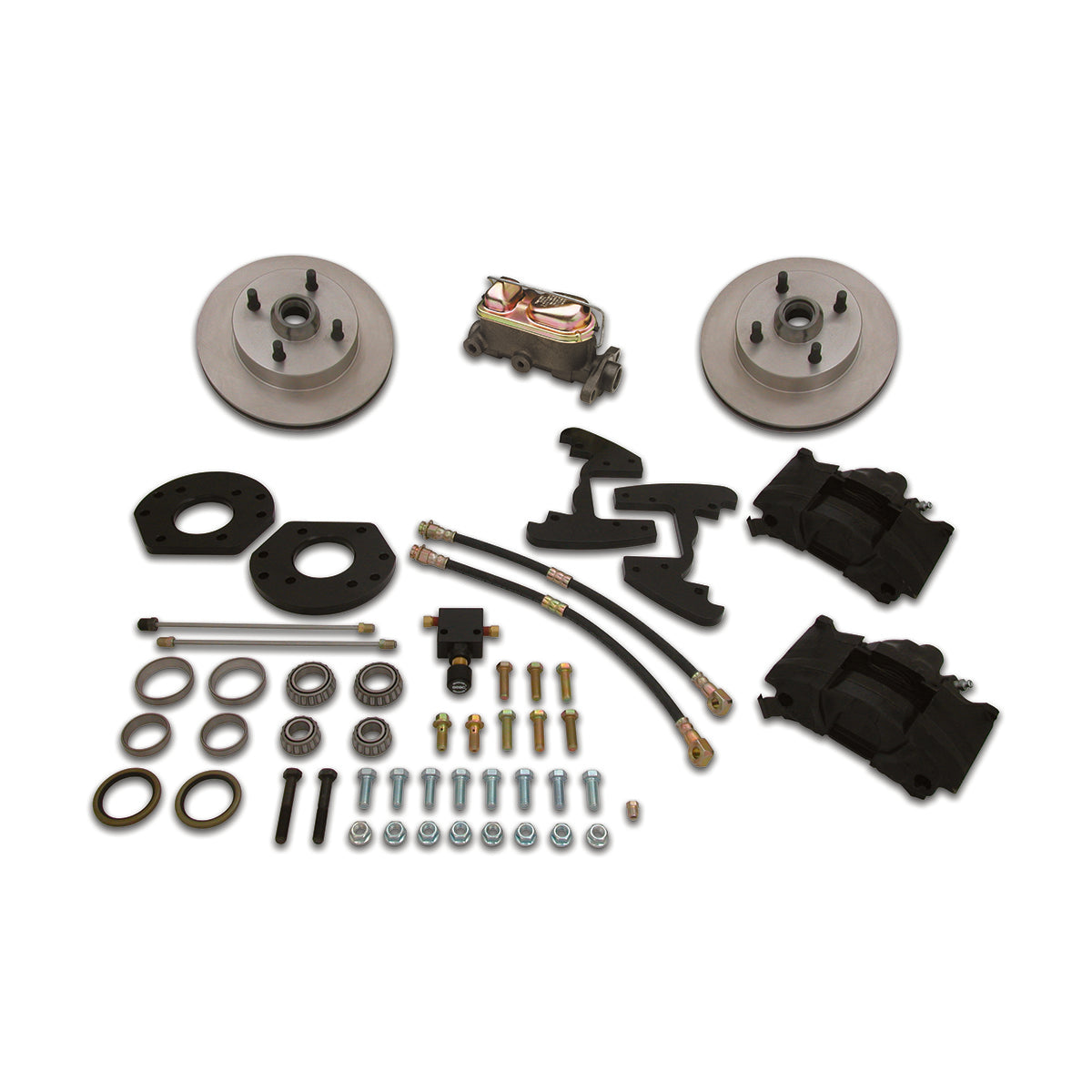 New Direct Fit Front Drum to Disc Brake Conversion Kit W/Rotors. A120-4